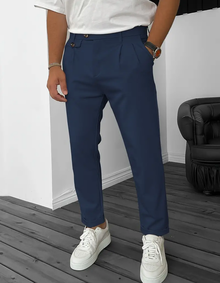 Drune | Herren Bequeme Hose Schwarz