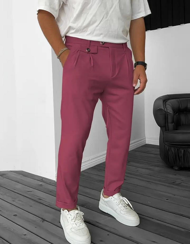 Drune | Herren Bequeme Hose Schwarz