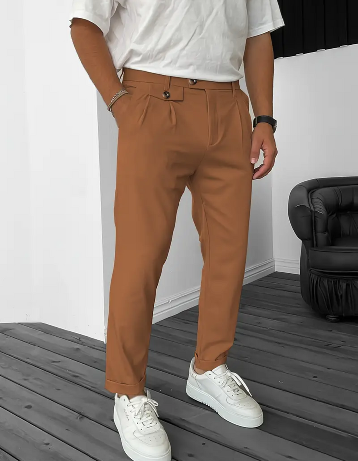 Drune | Herren Bequeme Hose Schwarz