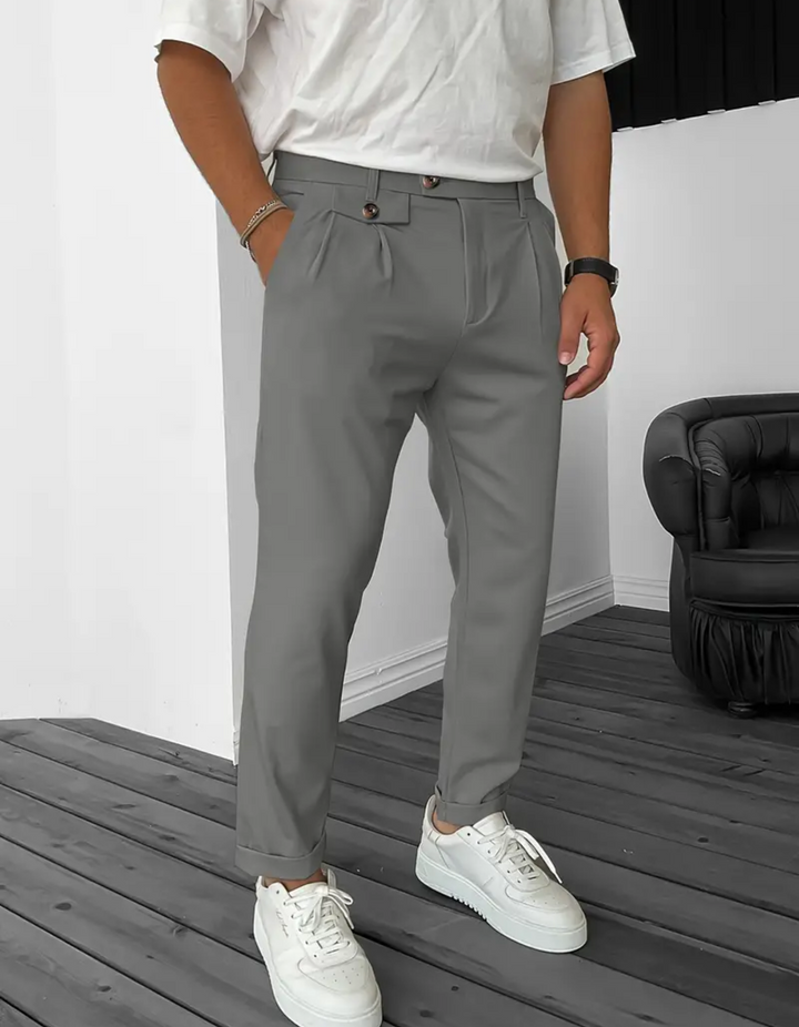 Drune | Herren Bequeme Hose Schwarz