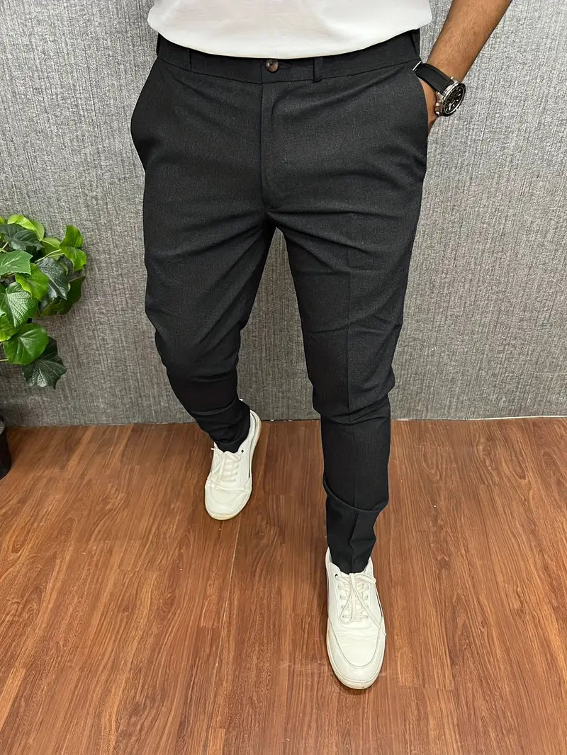 Drune | Herren Chino Hose Beige Stoffhose