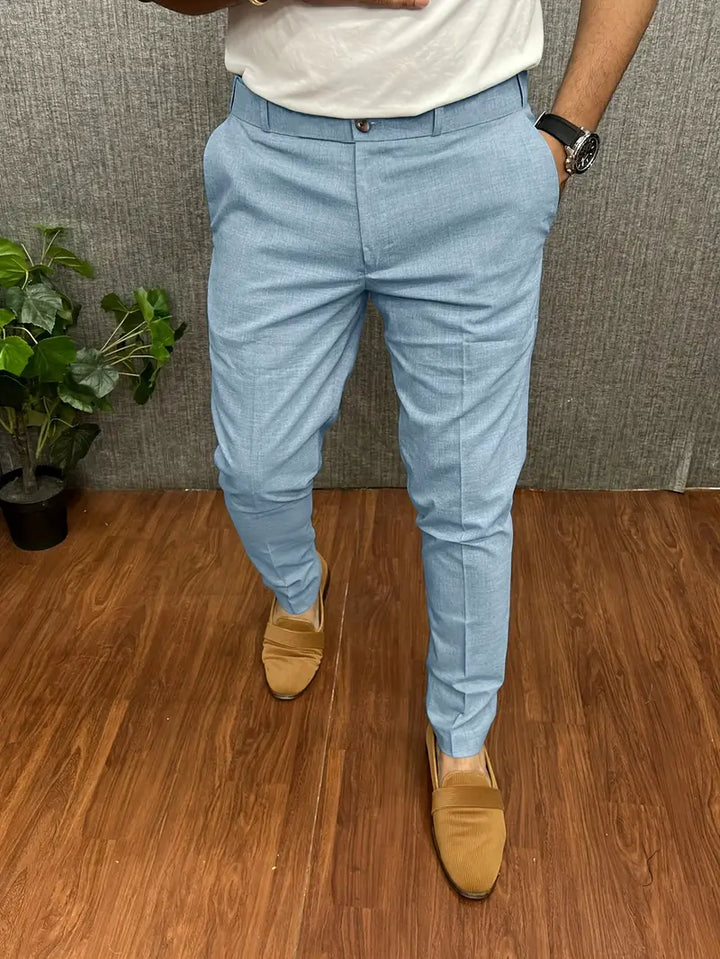 Drune | Herren Chino Hose Beige Stoffhose