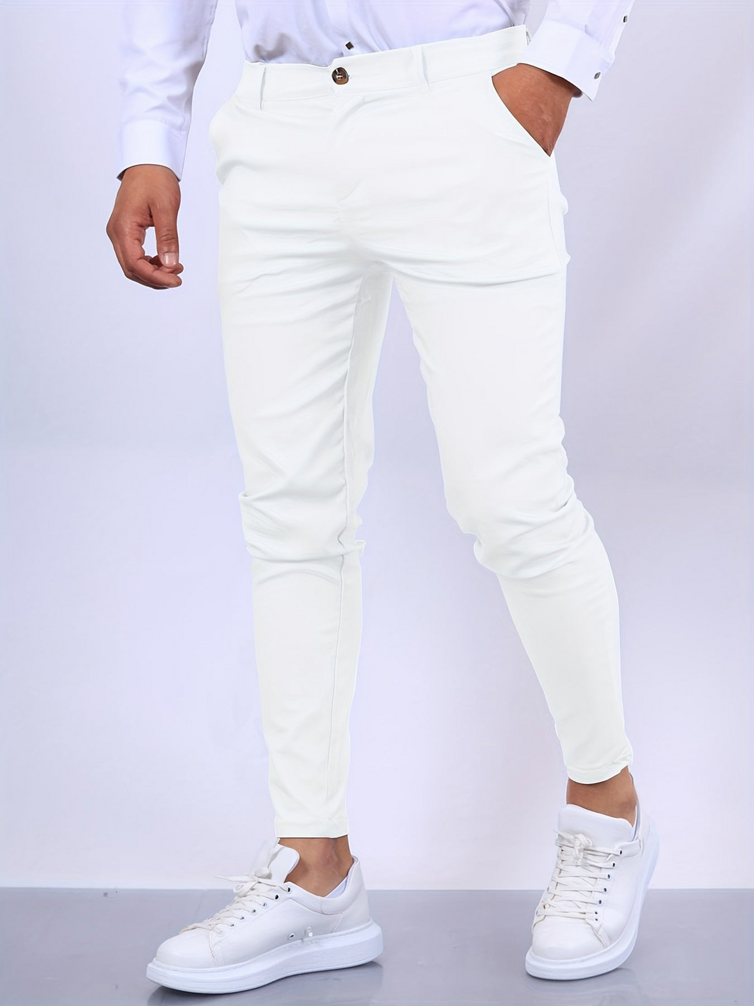Drune | Herren Slim Fit Freizeithose Modisch