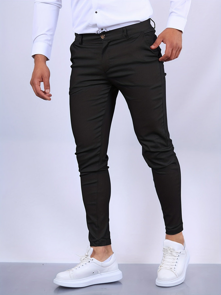 Drune | Herren Slim Fit Freizeithose Modisch