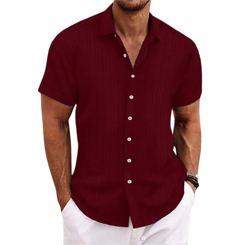 Drune | Herren Kurzarm Hemd Sommer
