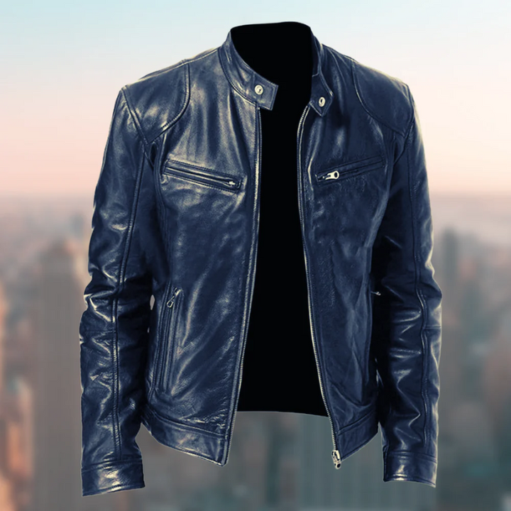Drune | Herren Motorrad Jacke Schwarz