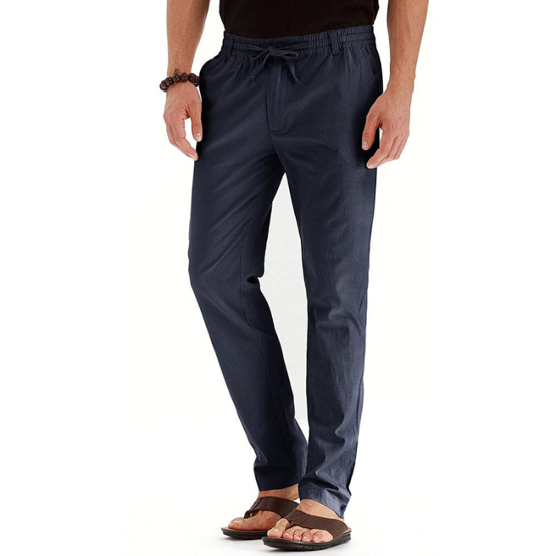 Drune | Herren Sommer Hose Schwarz