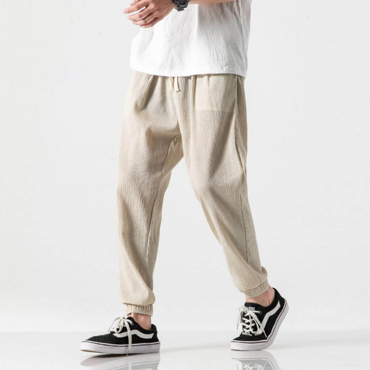 Drune | Herren Sommer Hose Schwarz
