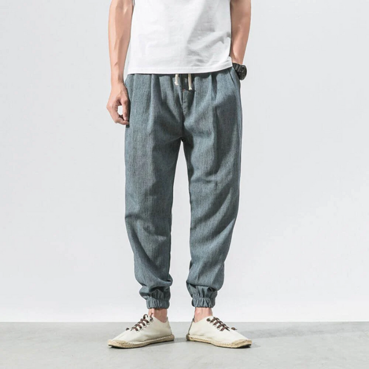 Drune | Herren Sommer Hose Schwarz