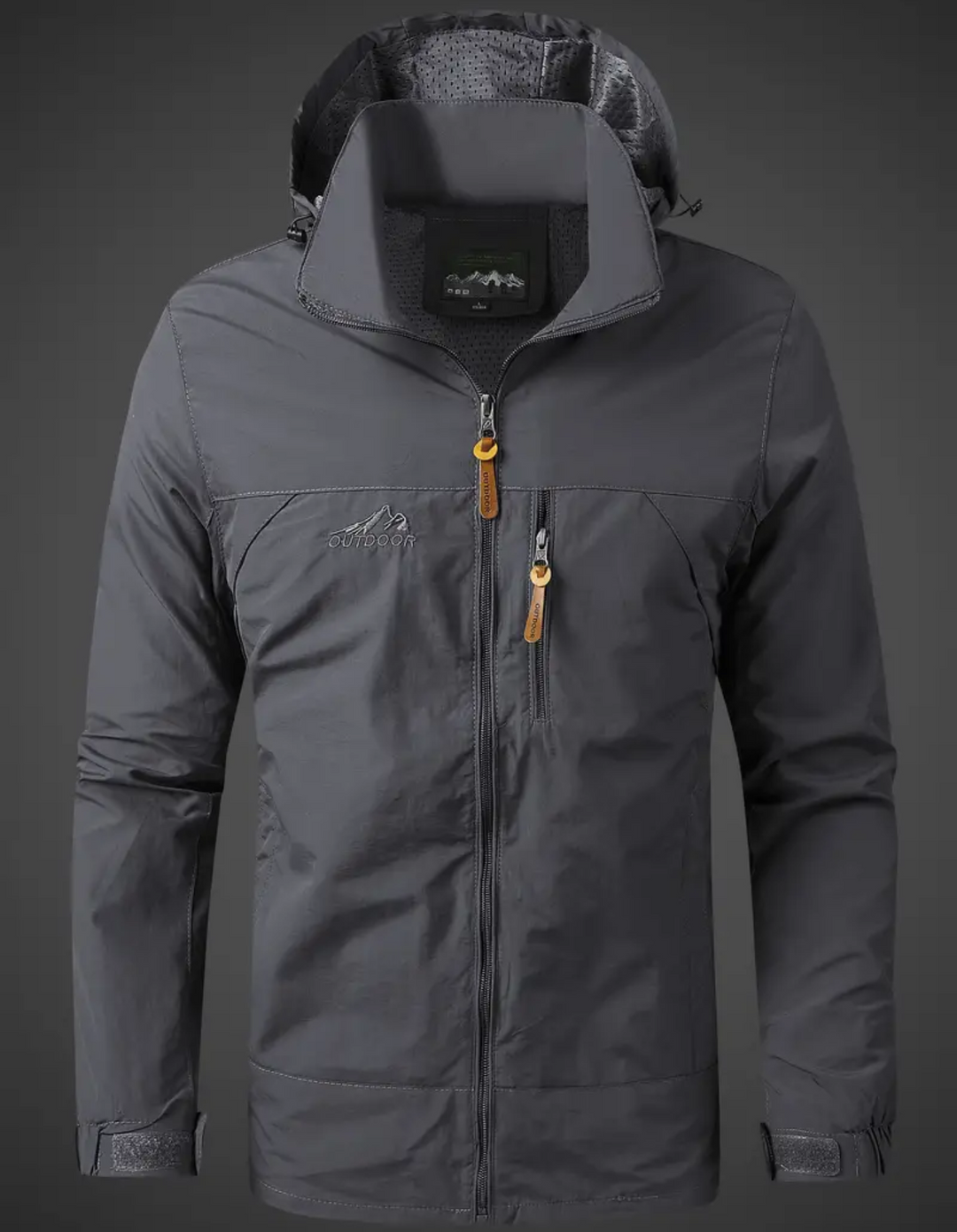 Drune | Herren Wasserdichte Regenjacke Kurz