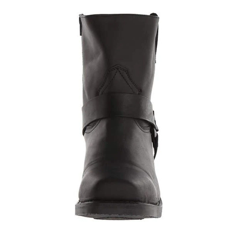 Drune | Herren Schwarze Cowboystiefel Wildleder
