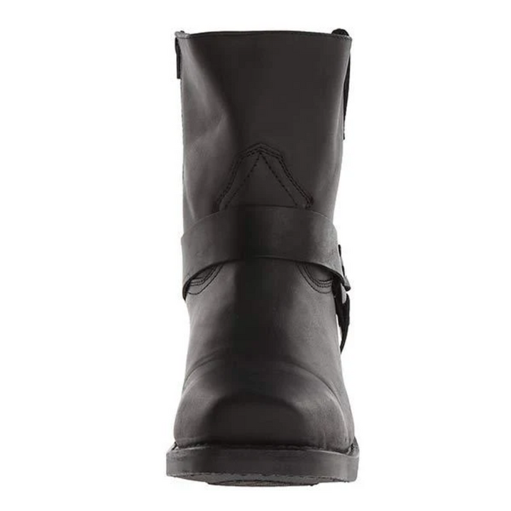 Drune | Herren Schwarze Cowboystiefel Wildleder