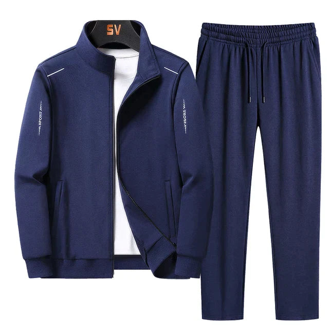 Drune | Trainingsanzug - Bequemes Set mit sportlicher Jacke und elastischen Hosen für den täglichen Gebrauch