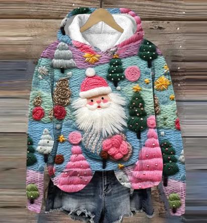 Drune | Santa Hoodie mit Druck