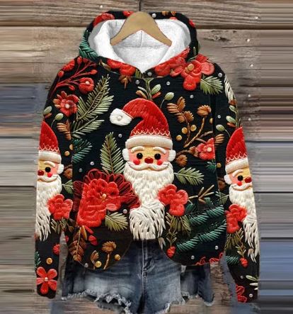 Drune | Santa Hoodie mit Druck