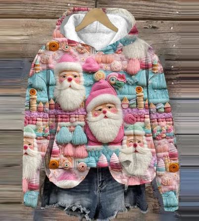 Drune | Santa Hoodie mit Druck