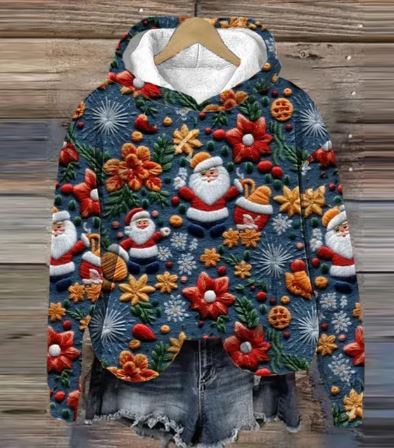Drune | Santa Hoodie mit Druck