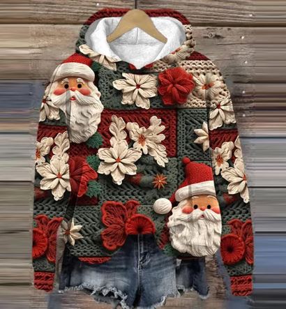 Drune | Santa Hoodie mit Druck