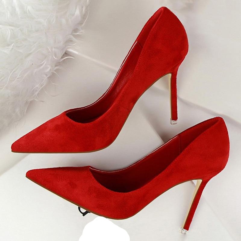 Drune | Wildleder High Heels Pumps