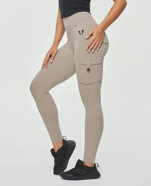 Drune | Cargo Leggings Mit Hoher Taille