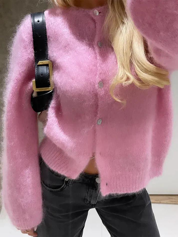 Drune | Mohair Strickjacke