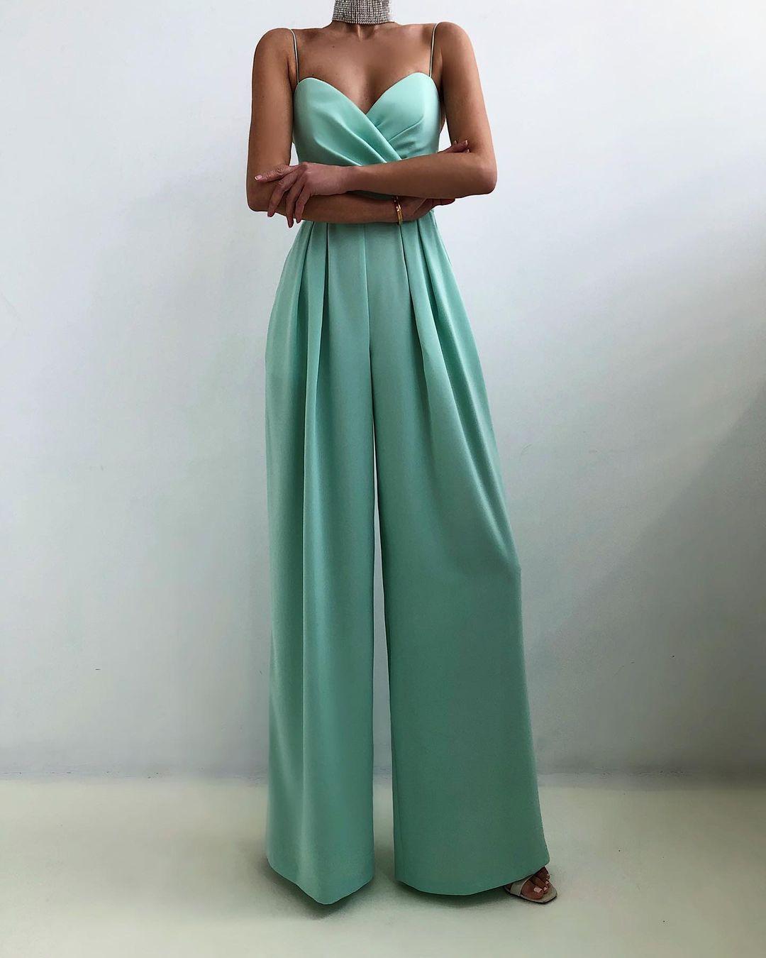 Drune | Frauen Ärmelloser Jumpsuit mit Hoher Taille