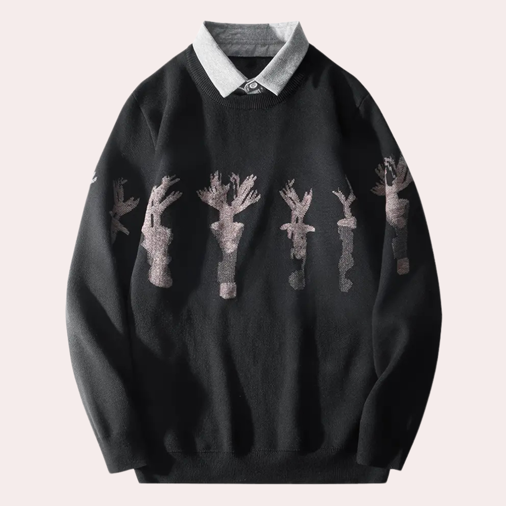 Drune | Lässige Bequeme Herrenpullover Für Komfort