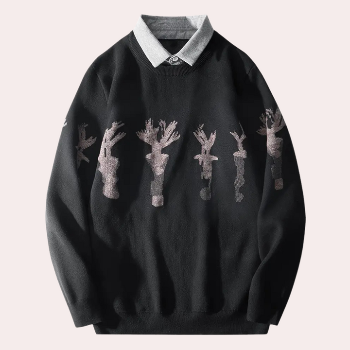 Drune | Lässige Bequeme Herrenpullover Für Komfort