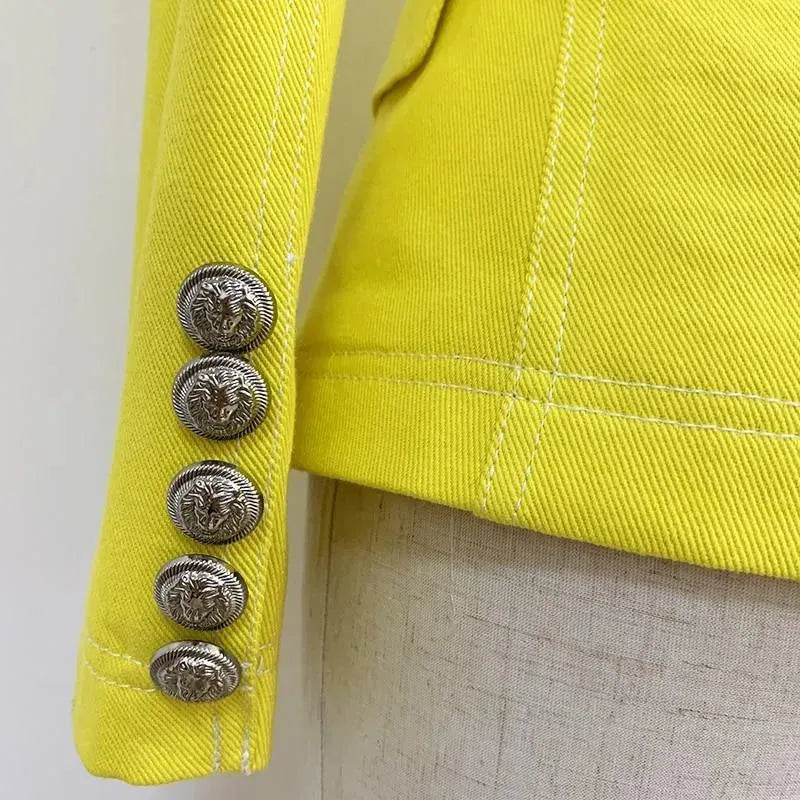 Drune | Ibiza Gesteppt Blazer Damen - Lässig - Unifarben