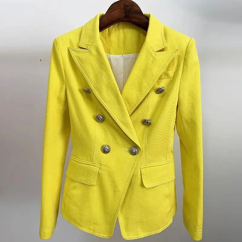 Drune | Ibiza Gesteppt Blazer Damen - Lässig - Unifarben