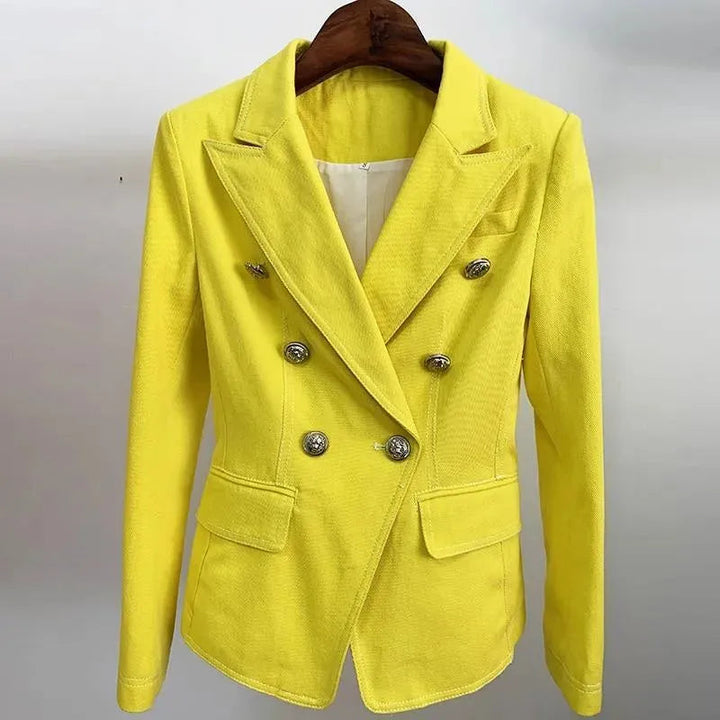 Drune | Ibiza Gesteppt Blazer Damen - Lässig - Unifarben