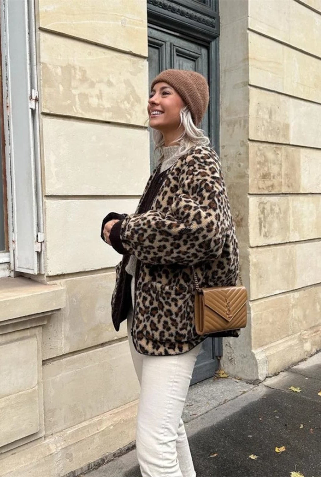 Drune | Lässiger Cardigan Tierdruck Bequem und Stilvoll