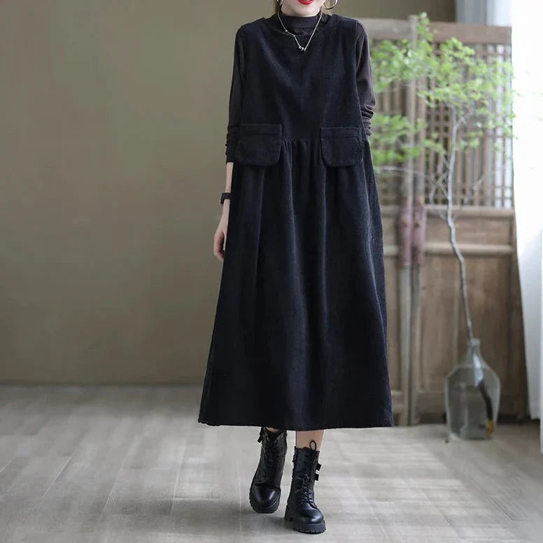Drune - Retro-Kordkleid