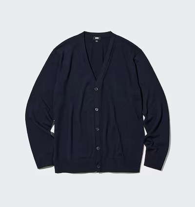 Drune | Merino Strickjacke V-ausschnitt