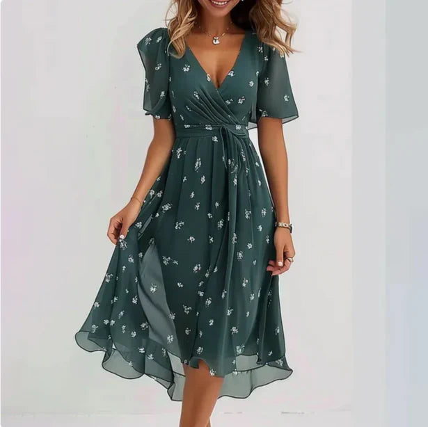 Drune | V-ausschnitt Kleid