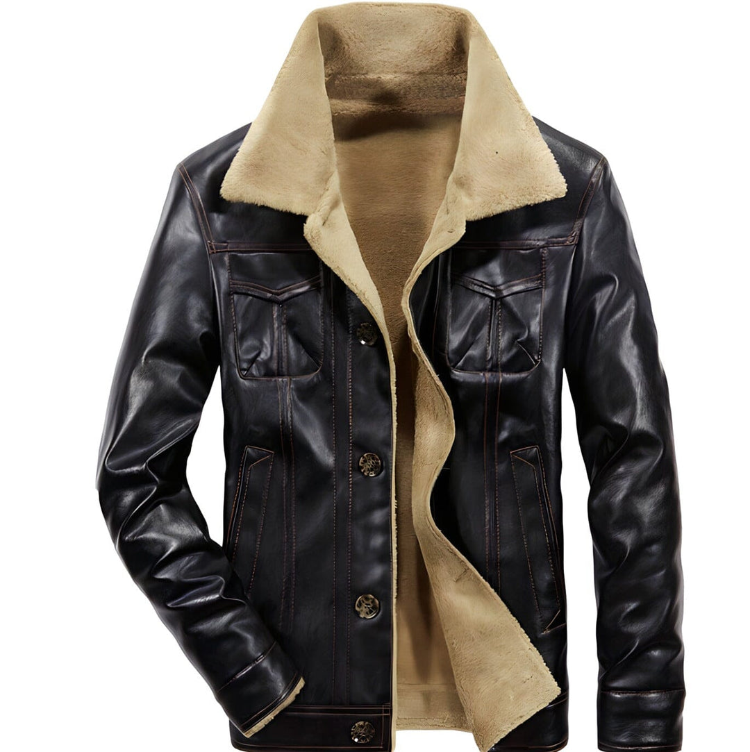 Drune | Fox Winter F Faux Lederjacke