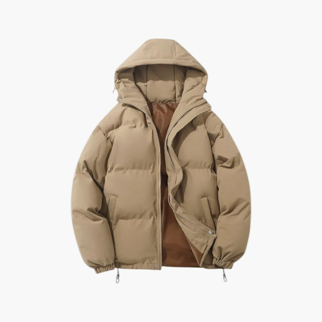 Drune | Puffer Parka - Winterjacke mit Kapuze, Daunenfüllung, Wasserdicht, Urban Outdoor