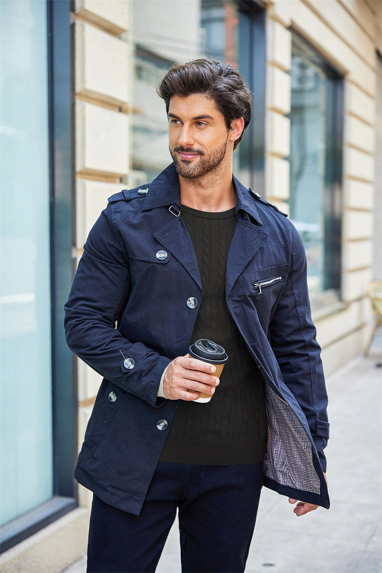 Drune | Eleganter Zopfstrickpullover für Männer