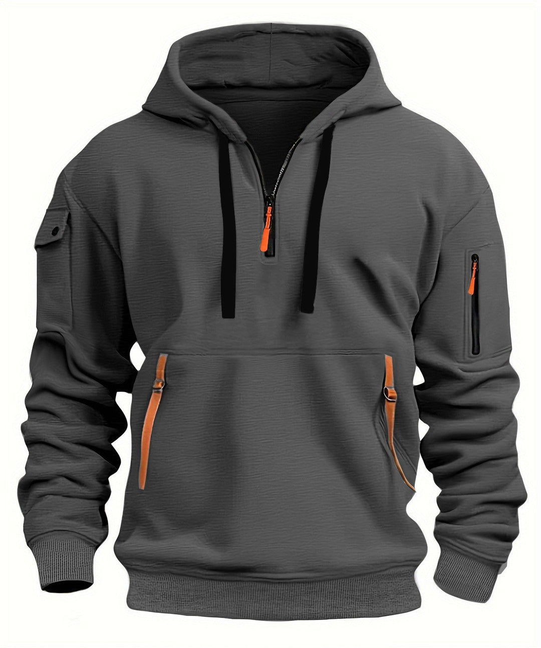 Drune | Herren Sweatshirt mit Kapuze und Taschen