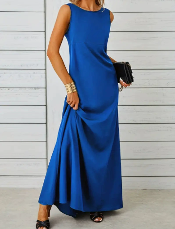 Drune | Elegante Jacquard Kleid Ohne Ärmel