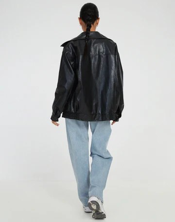 Drune | Oversized Lederjacke