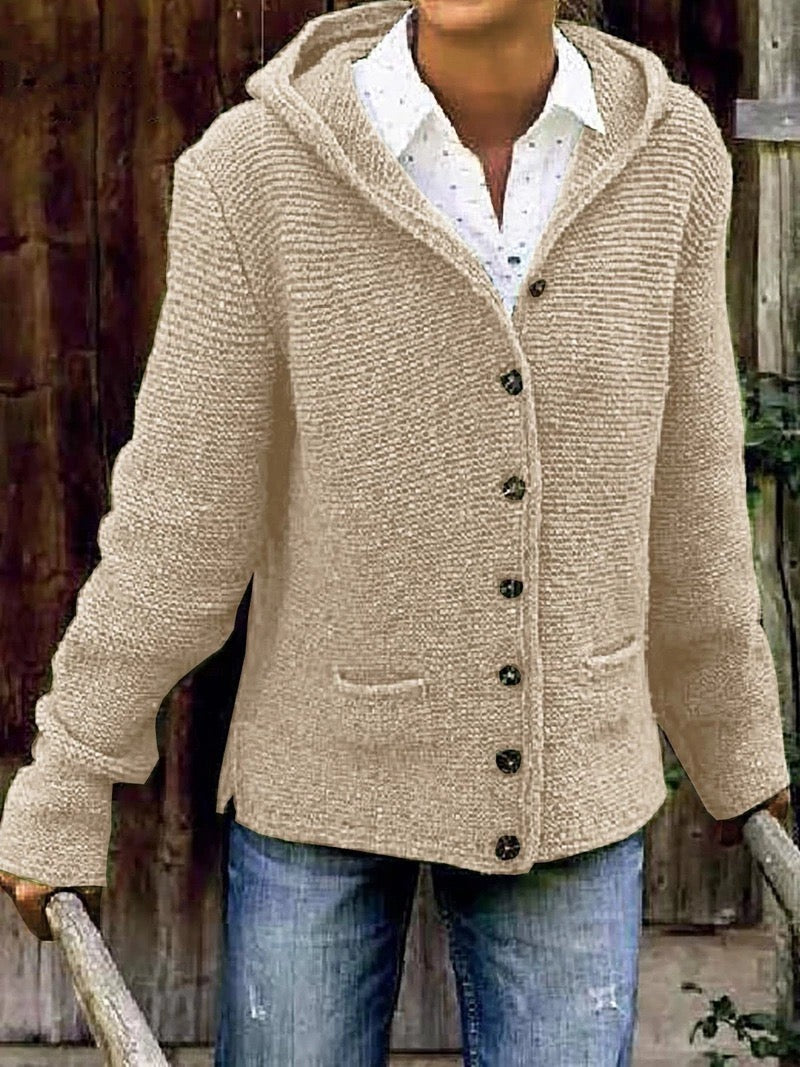 Drune | Strickcardigan mit Kapuze