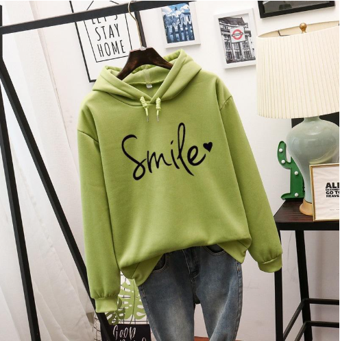 Drune | Hoodie mit Druck Baumwollmischung Lässiger Stil