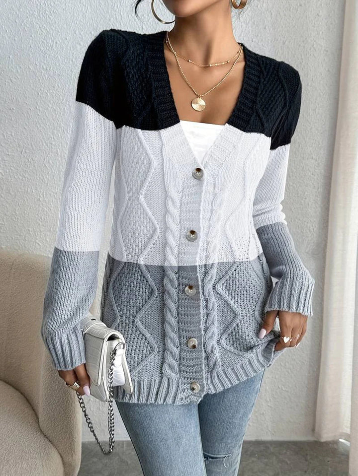 Drune | Klassische und Elegante Allgemeine Strickjacke