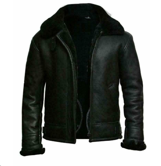 Drune | Leder Bomberjacke