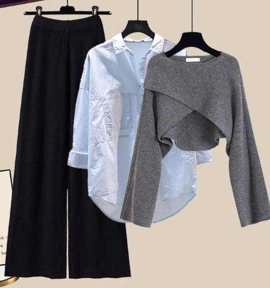 Drune - Bequemes dreiteiliges Langarmsets