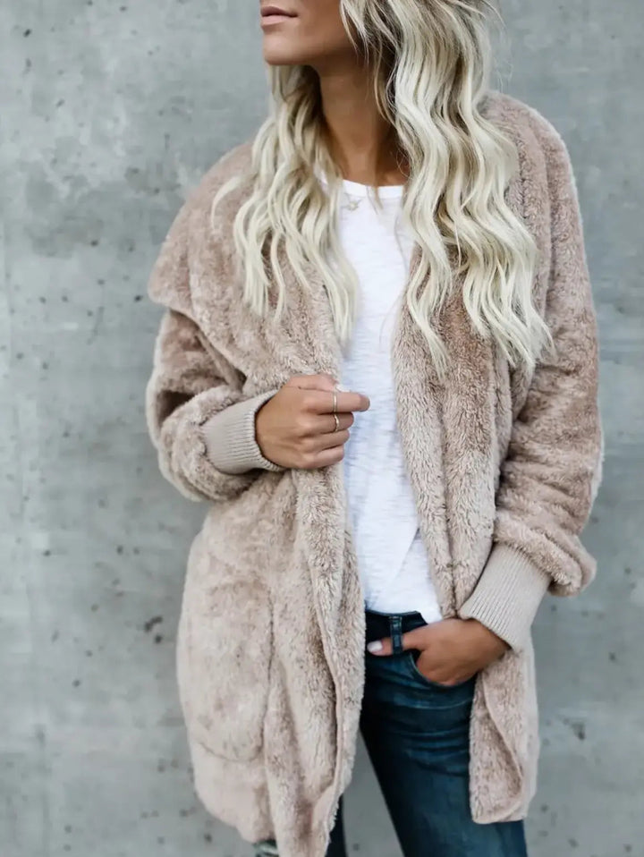 Drune | Warme Teddy Fleecejacke