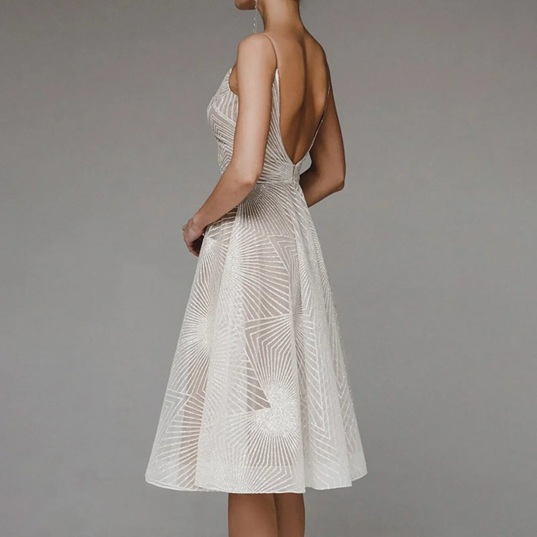 Drune | Damen Besticktes Luxuskleid