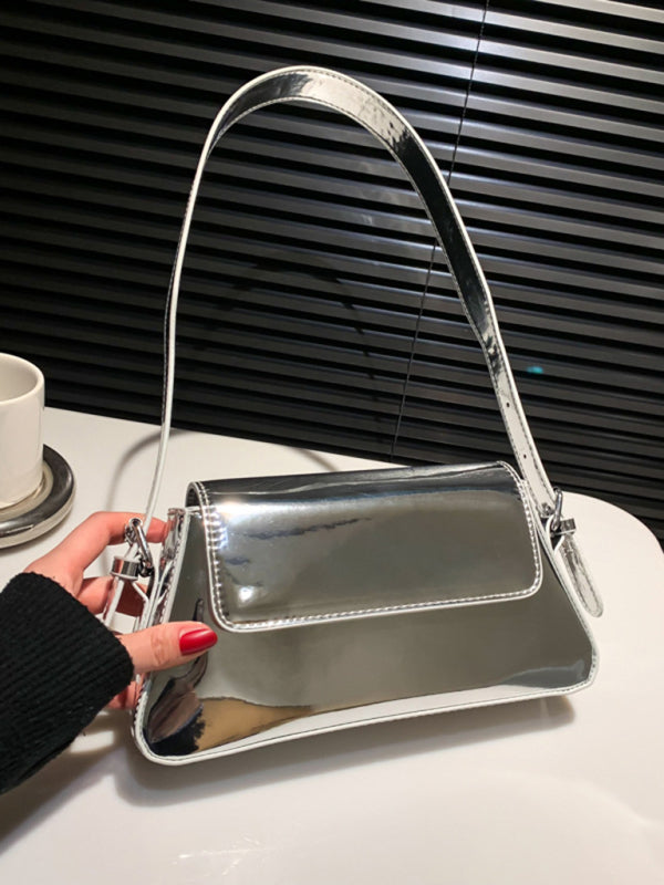Drune | Mode Kleine Hochglanz-handtasche