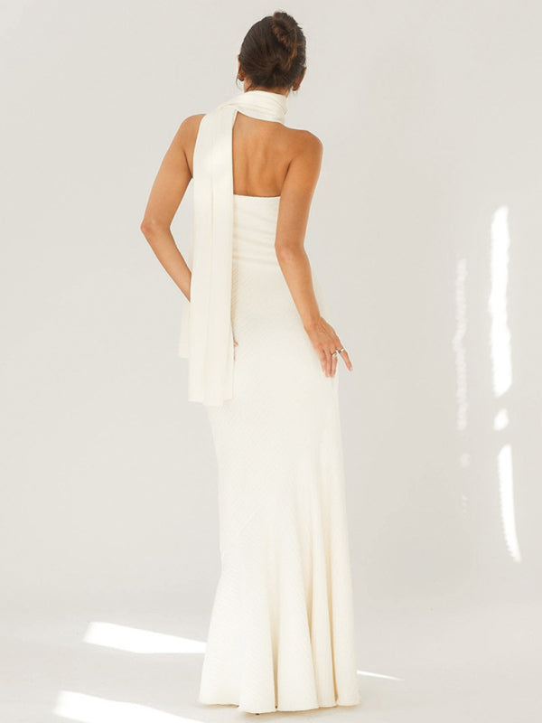 Drune | Wickelsaum Schal Kleid